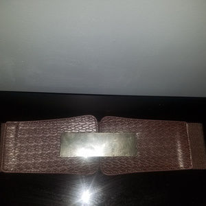 Charlotte Russe Brown Chunky Belt